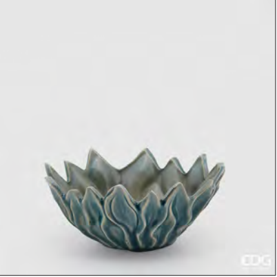 Ciotola Chakra Alghe in Ceramica Color Acqua Fatta a Mano EDG Enzo De Gasperi