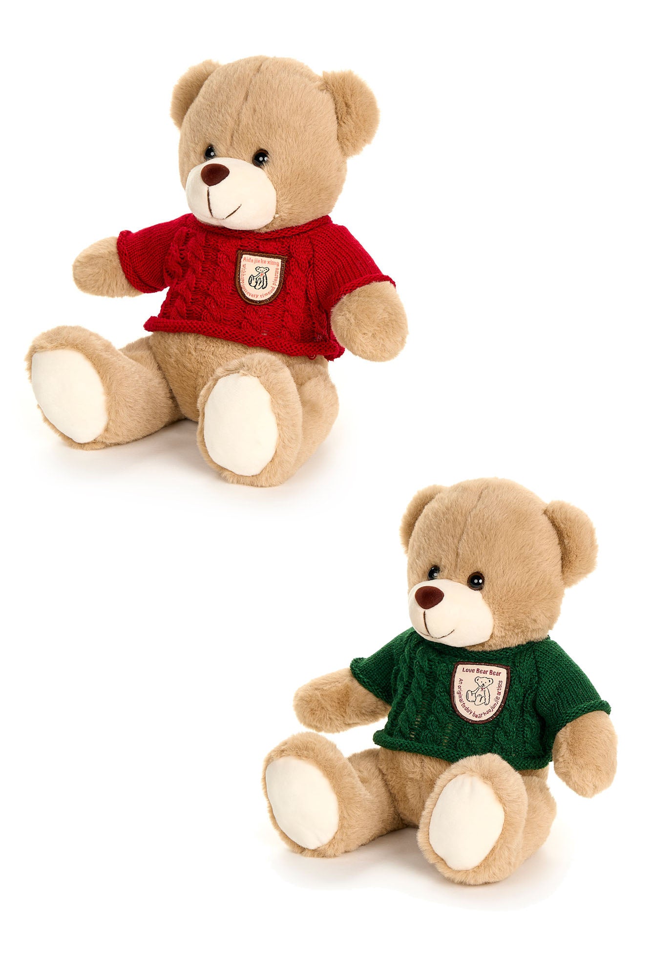 Orso peluche con maglione NUVOLE DI STOFFA