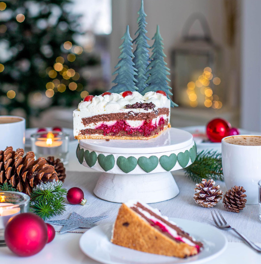 Piatto torta con alberi BADEN COLLECTION