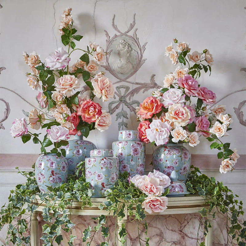 Vaso Ching Rose Potiche in Ceramica EDG Enzo De Gasperi