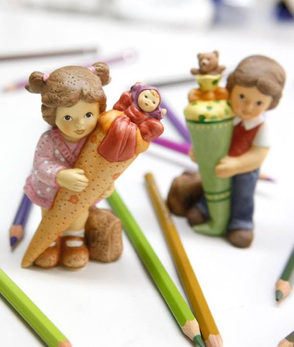 Figurina Marco comincia la scuola Nina e Marco Goebel