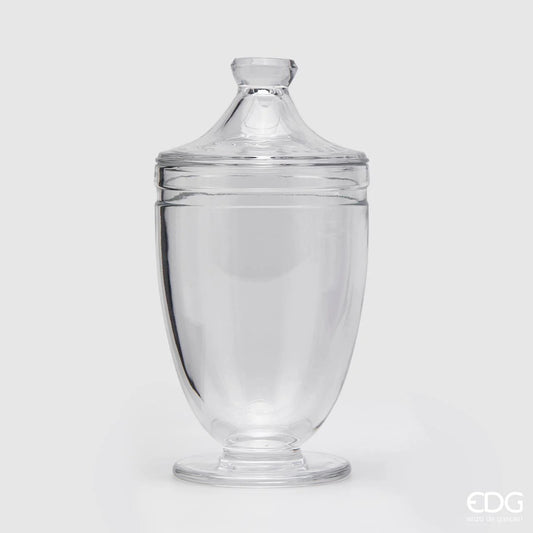 Contenitore Coppa in Vetro H. 24cm EDG - Enzo De Gasperi