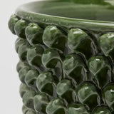 Vaso Fenice Pigna con piede verde EDG - Enzo De Gasperi