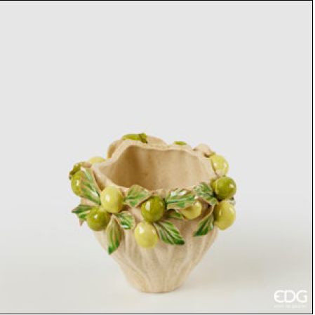 Vaso Ciotola Freaky Limoni H. 16cm EDG - Enzo de Gasperi