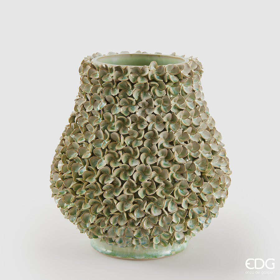 Vaso Freaky Ortensia Bombato in Ceramica H. 29 cm EDG Enzo De Gasperi