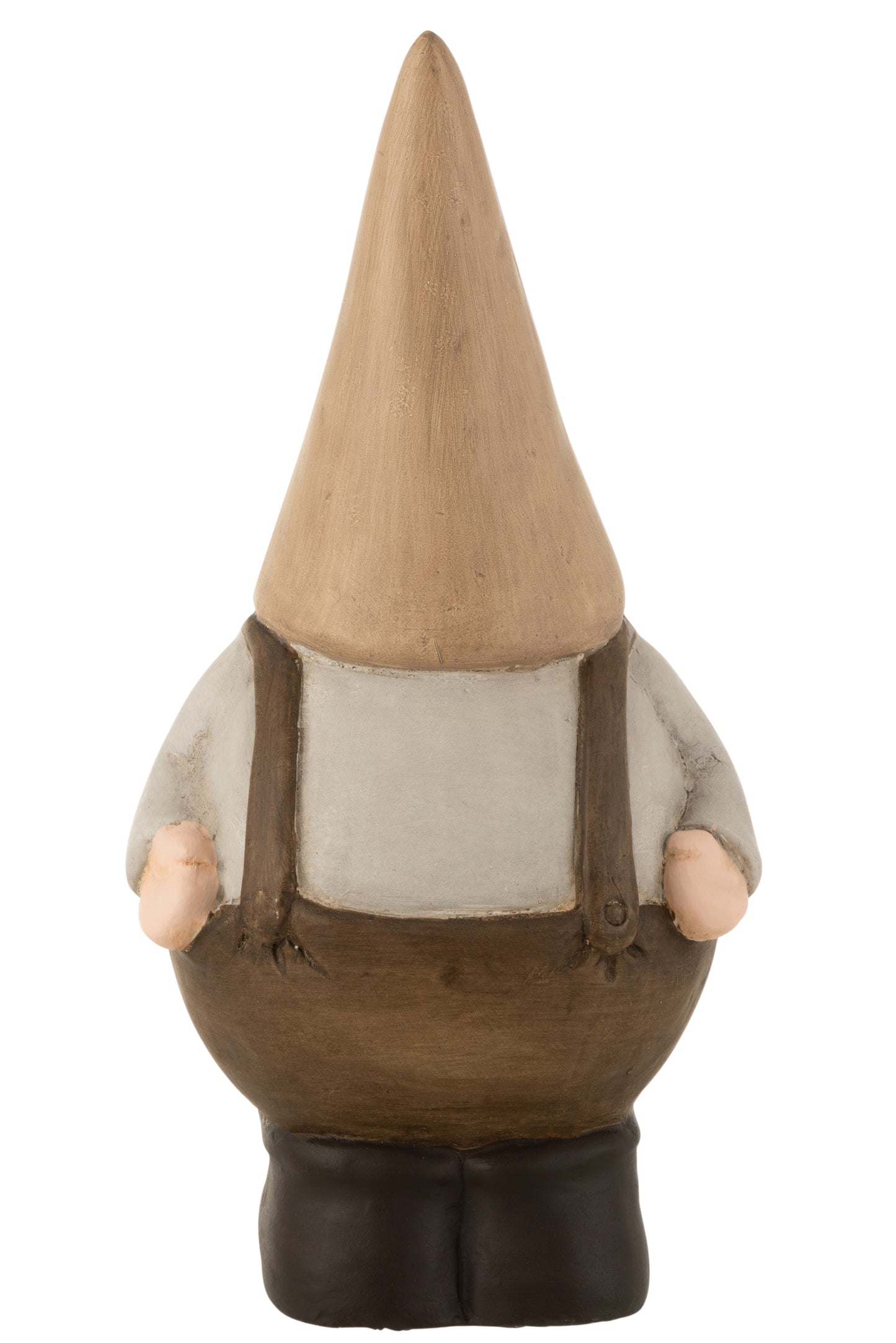 Gnomo ceramica marrone J-LINE by JOLIPA