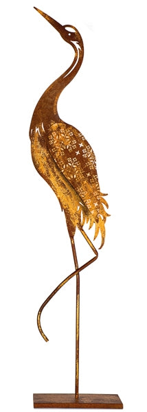 Figura Gru in metallo H. 120cm Baden