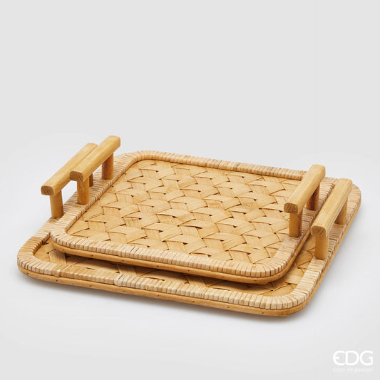 Vassoio Quadrato in Bamboo EDG Enzo De Gasperi