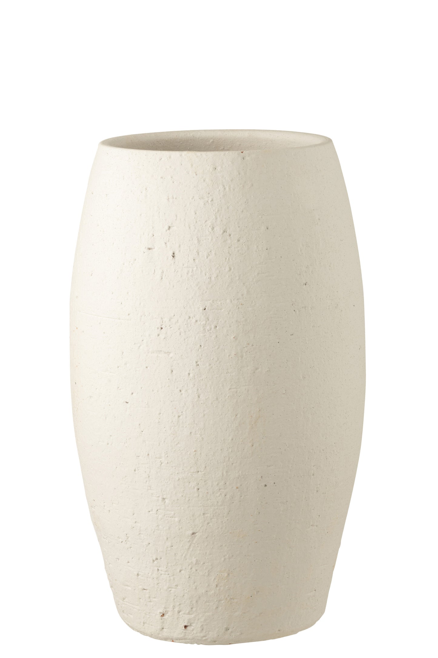 Vaso Enya ceramica bianco  H. 60 cm. J-Line by Jolipa