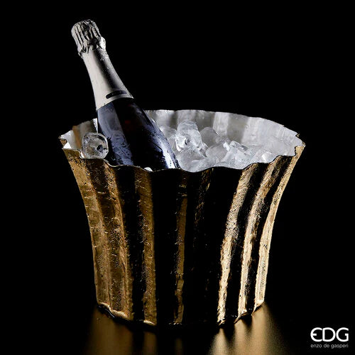 Vaso brass colore oro EDG - Enzo De Gasperi