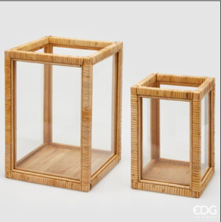 Lanterna in rattan EDG - Enzo De Gasperi