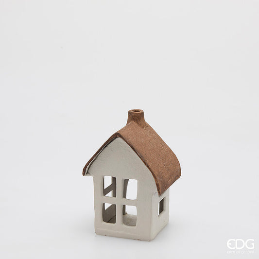 Porta candela casetta metallo EDG - Enzo De Gasperi