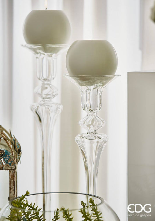 Portacandela in cristallo EDG - Enzo De Gasperi