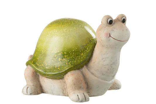 Tartaruga da esterno verde h. 25,5 - J LINE by JOLIPA