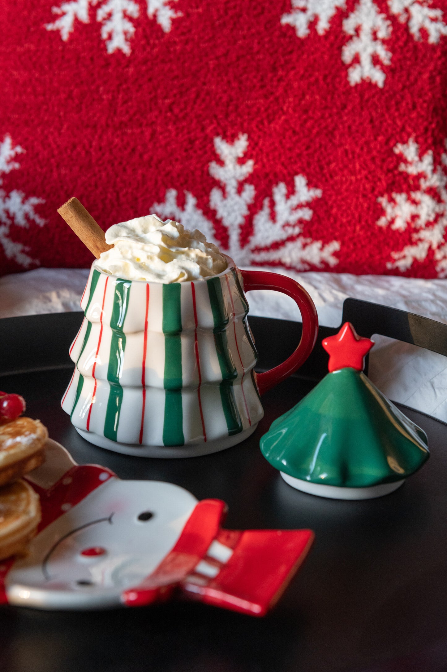 Mug Albero di Natale in Ceramica H. 16 cm J-Line by Jolipa