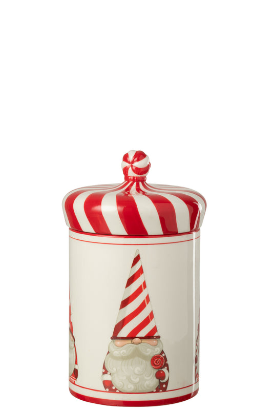 Vaso decorativo Babbo Natale in ceramica JOLIPA