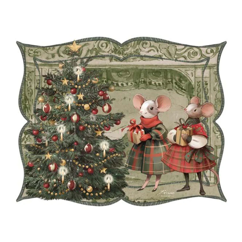 Tovaglietta in vinile  46x35 cm. Favola di Natale BLANC MARICLO'