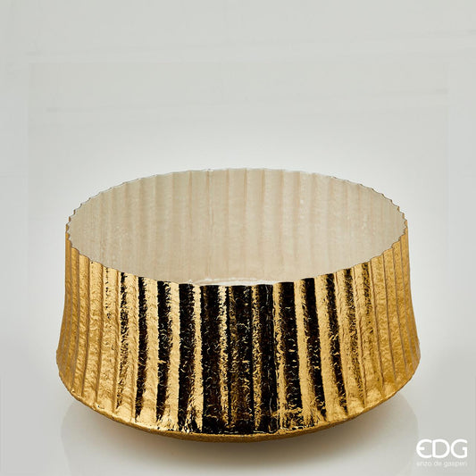 Vaso Brass colore oro EDG - Enzo De Gasperi