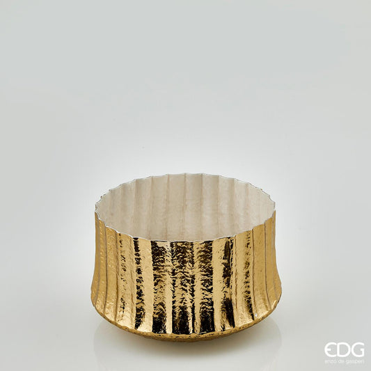 Vaso Brass colore oro EDG - Enzo De Gasperi