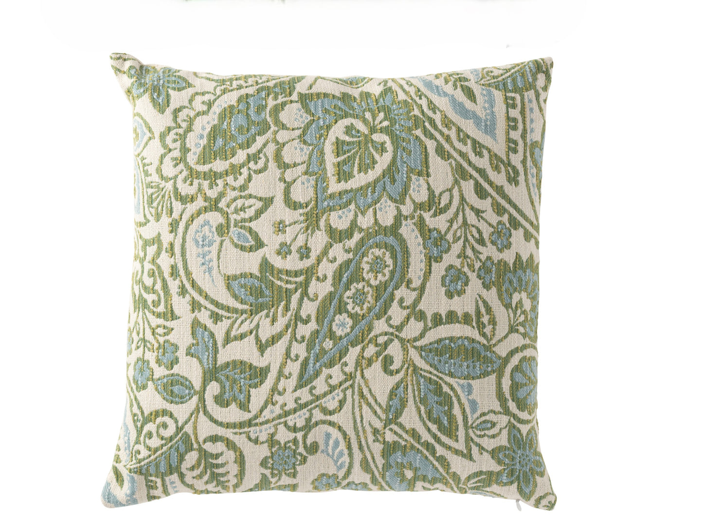 Cuscino 45x45 fantasia verde/blu chiaro - J LINE by JOLIPA