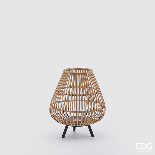 Lanterna tripode in rattan EDG - Enzo De Gasperi
