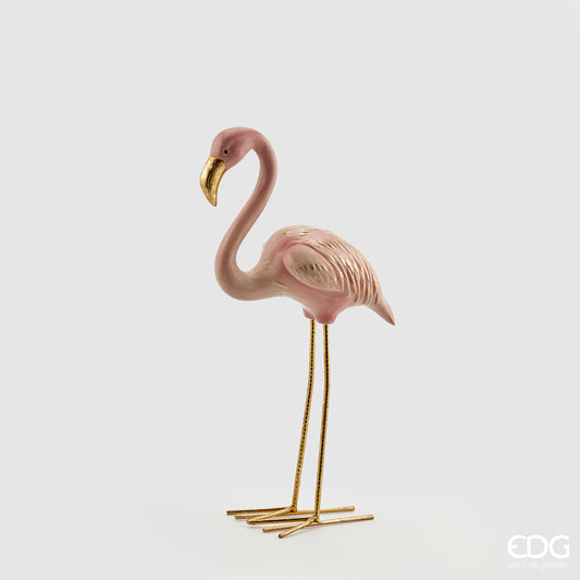 Fenicottero in ceramica H. 55 cm. EDG  Enzo de Gasperi