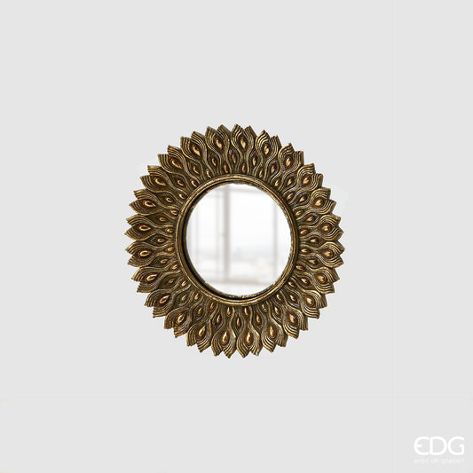 Specchio pavone tondo EDG - Enzo De Gasperi