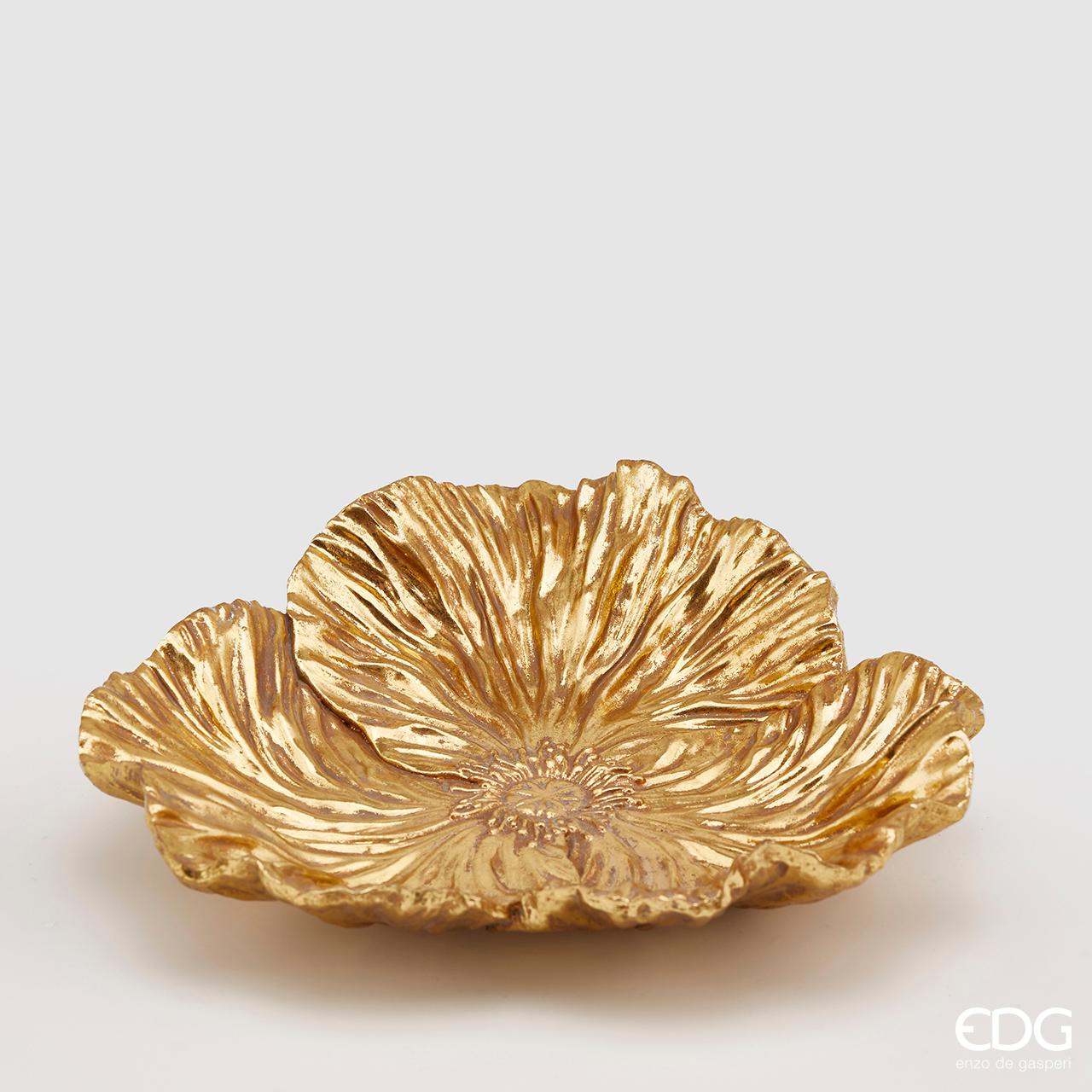 Piatto foglia oro EDG - Enzo De Gasperi