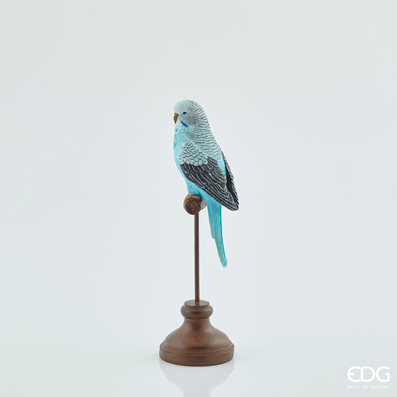 Cocorita con base EDG  H. 34 cm. Enzo de Gasperi