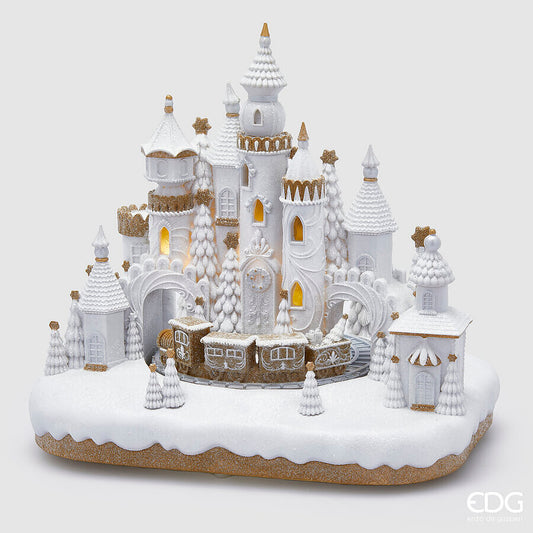 Villaggio di natale con movimento e musica EDG - Enzo De Gasperi