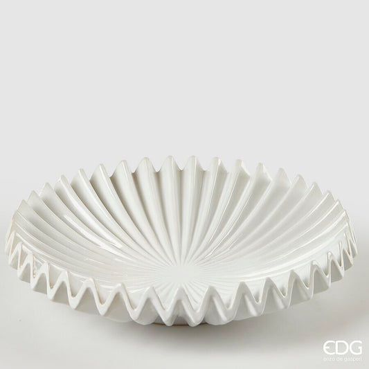 Piatto raggiera rotondo in ceramica  d. 36,5 cm - EDG Enzo De Gasperi