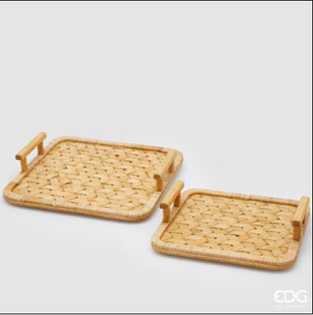 Vassoio Quadrato in Bamboo EDG Enzo De Gasperi