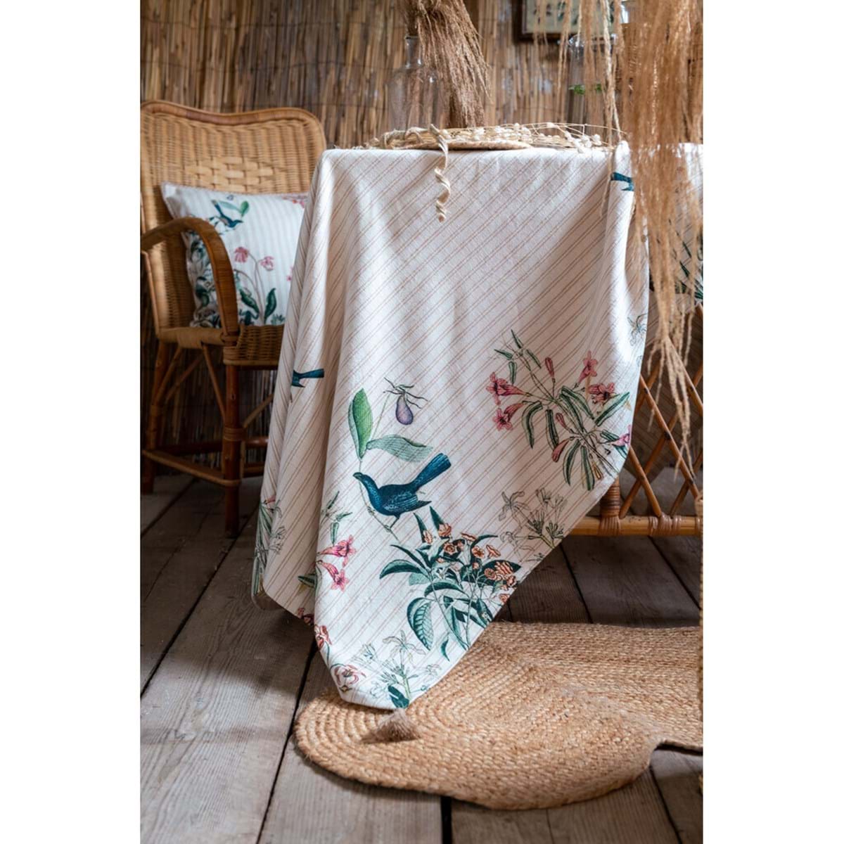 Tappeto in juta a cuore 50x80 cm. BLANC MARICLO'