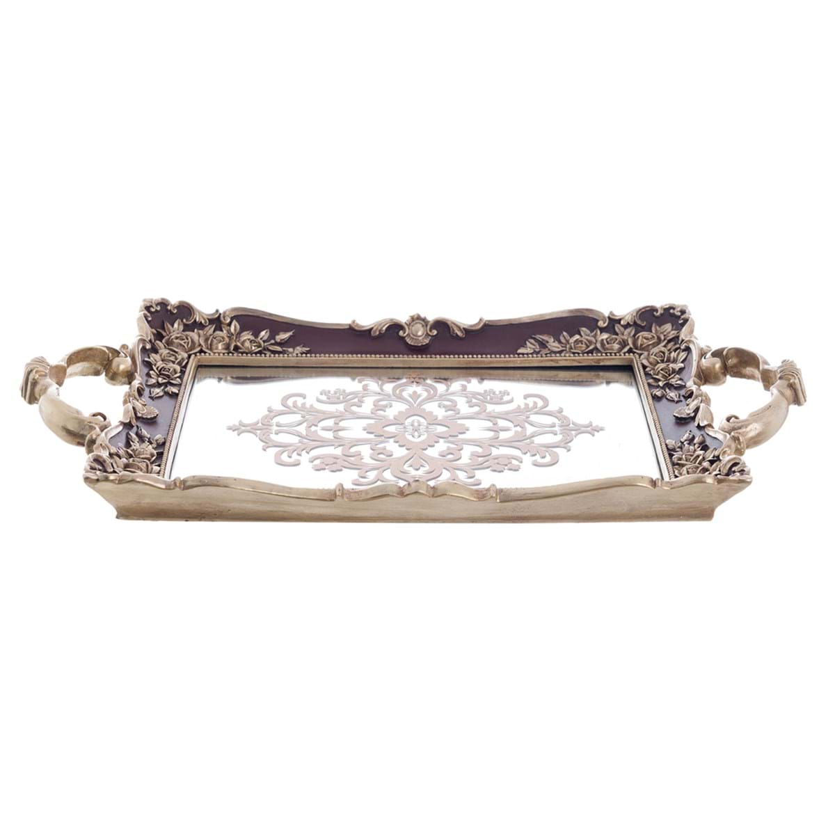 Vassoio a specchio Collezione Villa Clara BLANC MARICLÒ