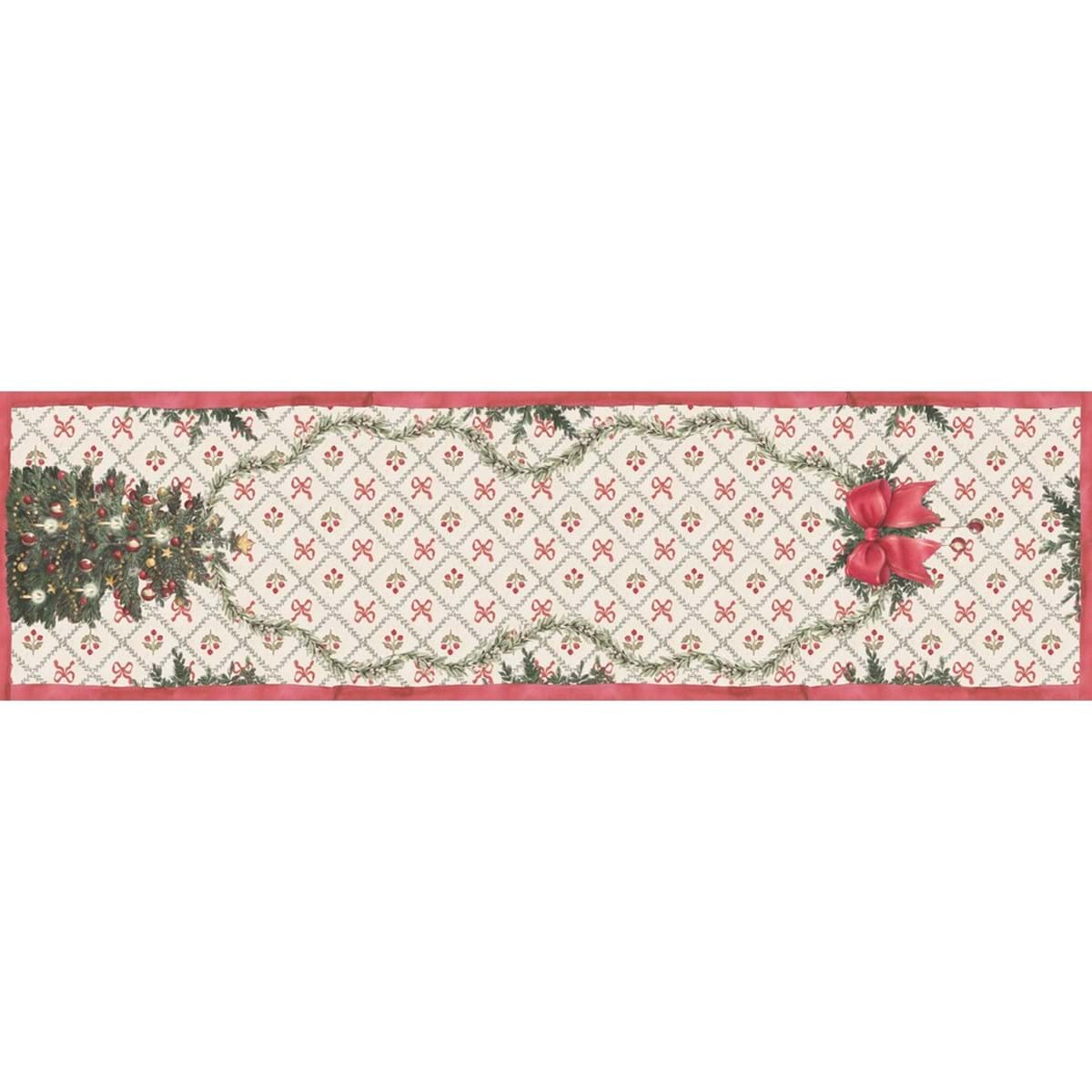 Runner Natalizio Stampato Serie Favola di Natale  50 x 180 cm BLANC MARICLO'