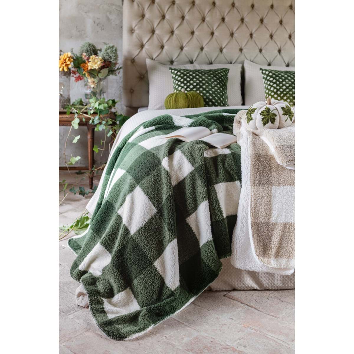 Plaid sherpa cm. 140X170 BLANC MARICLO'