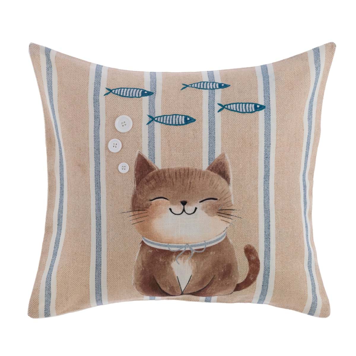 Cuscino "Lovely Pets" 45x45 cm - Blanc Mariclo'