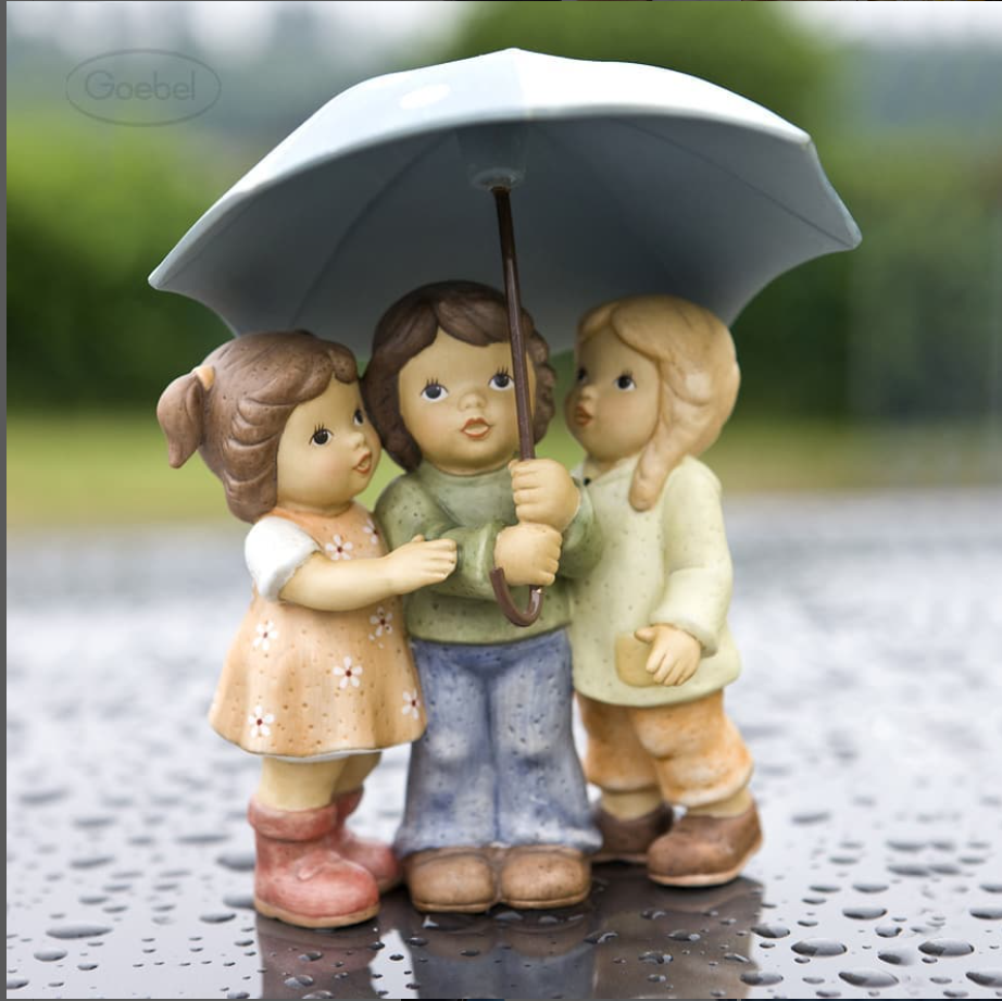 Figurina Pioggia estiva Nina e Marco Goebel