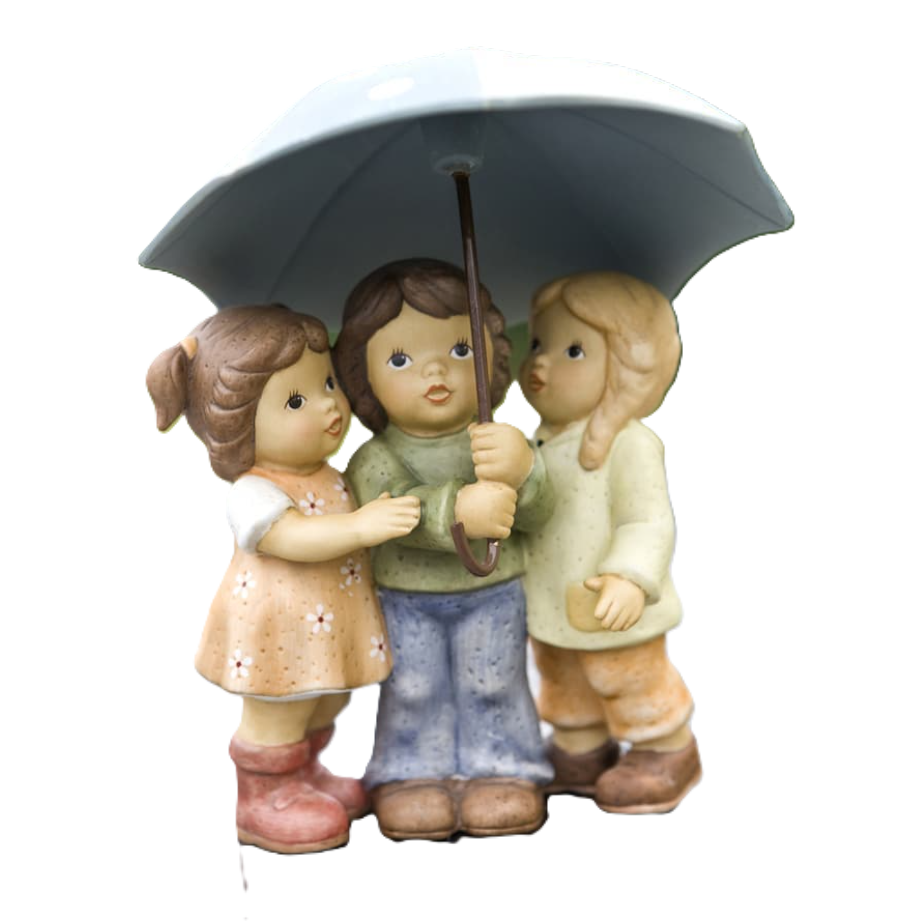 Figurina Pioggia estiva Nina e Marco Goebel