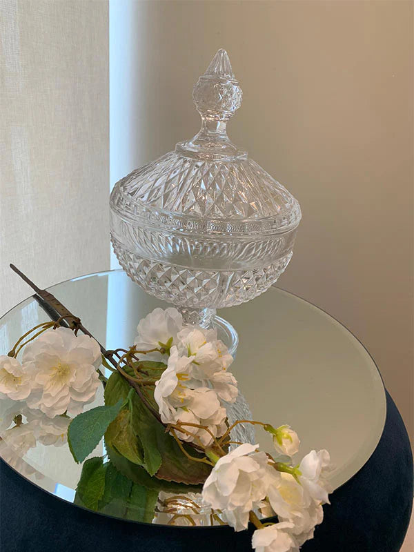 Coppa in vetro con coperchio EDG - Enzo De Gasperi