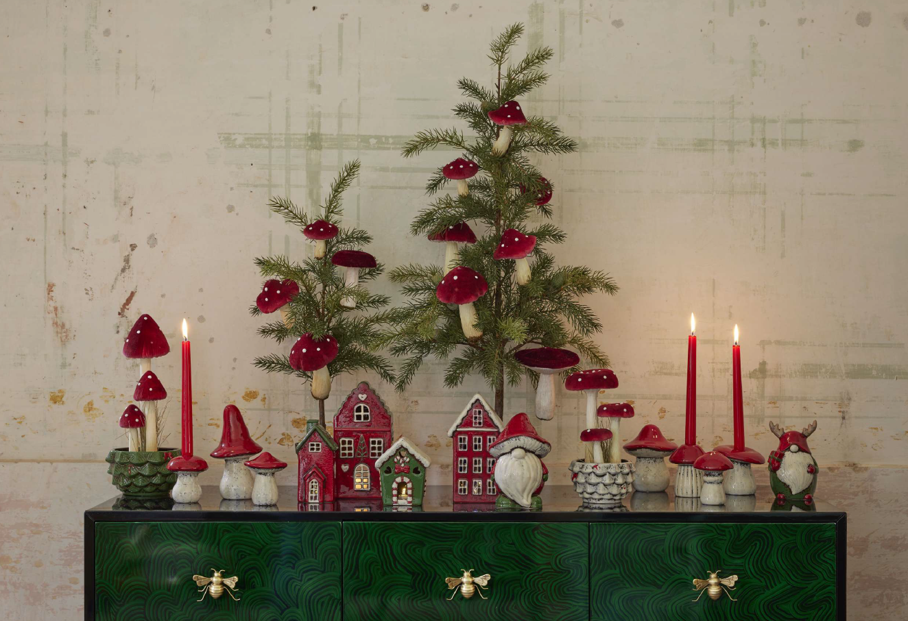 Decoro fungo ceramica EDG - Enzo De Gasperi