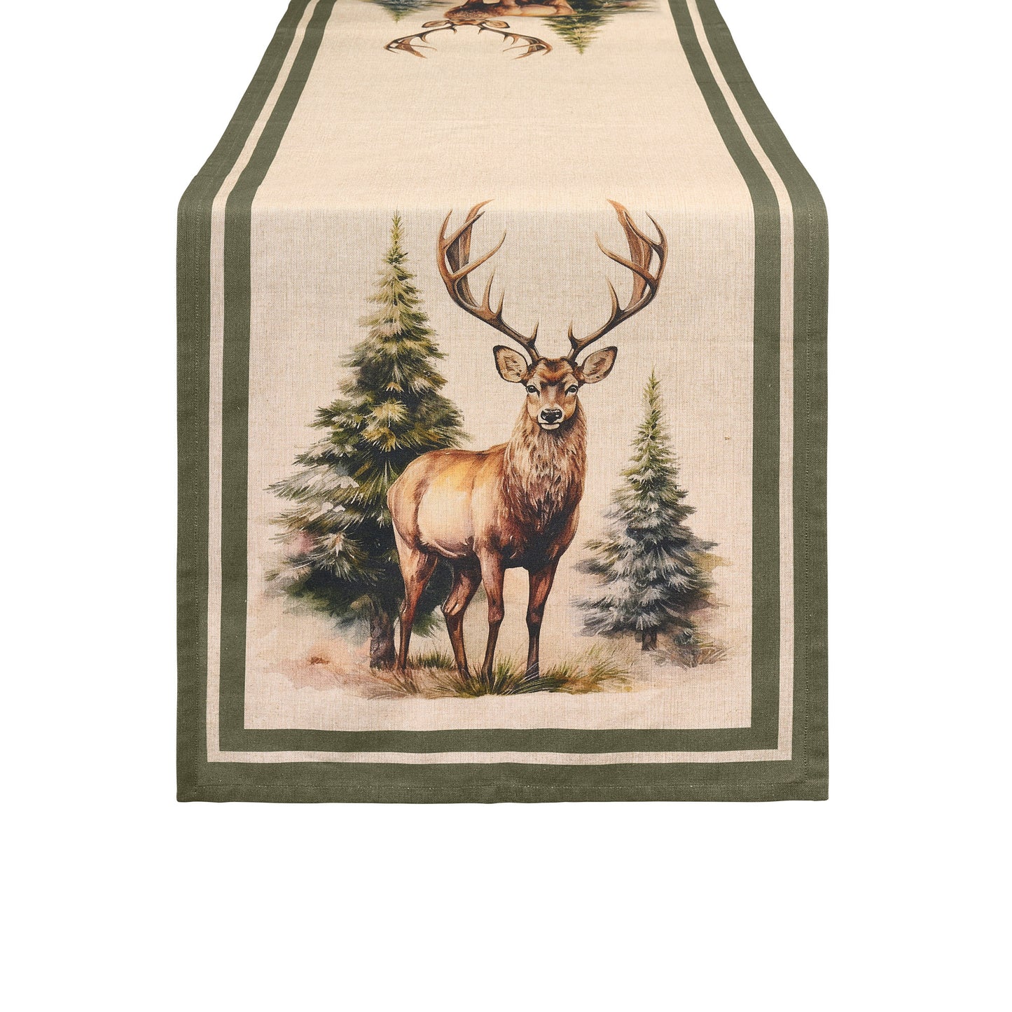 Runner Bosco Incantato in Cotone 50×150 cm Nuvole di Stoffa