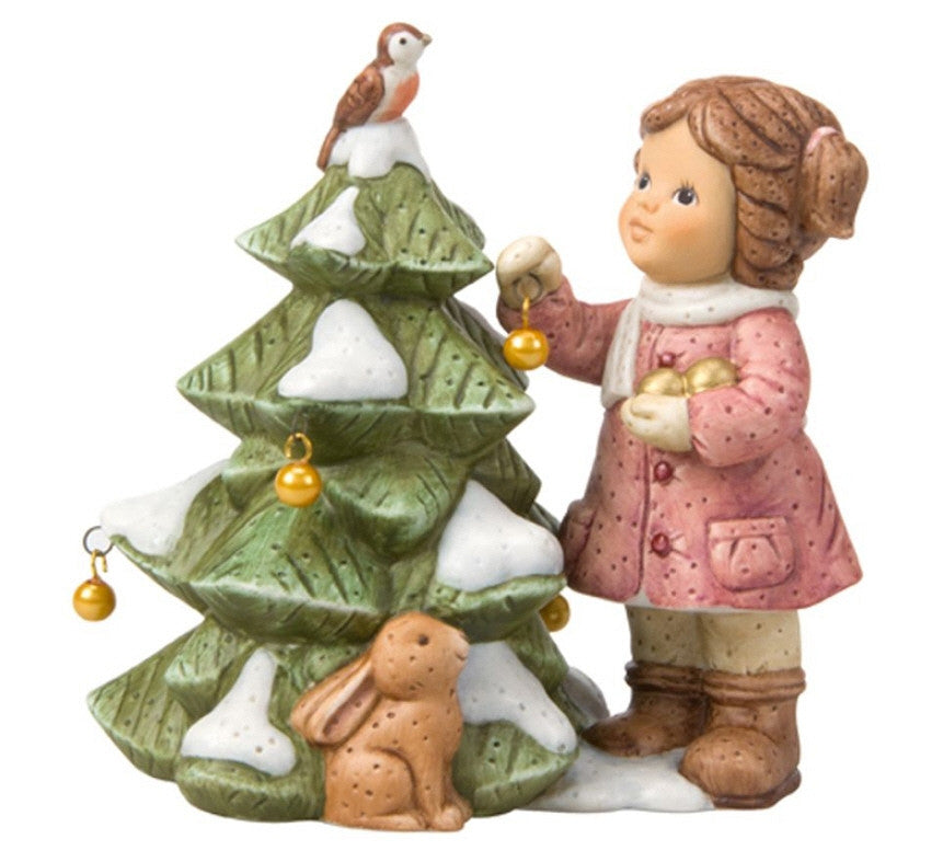 Figurina Il mio albero è addobbato Nina e Marco Goebel