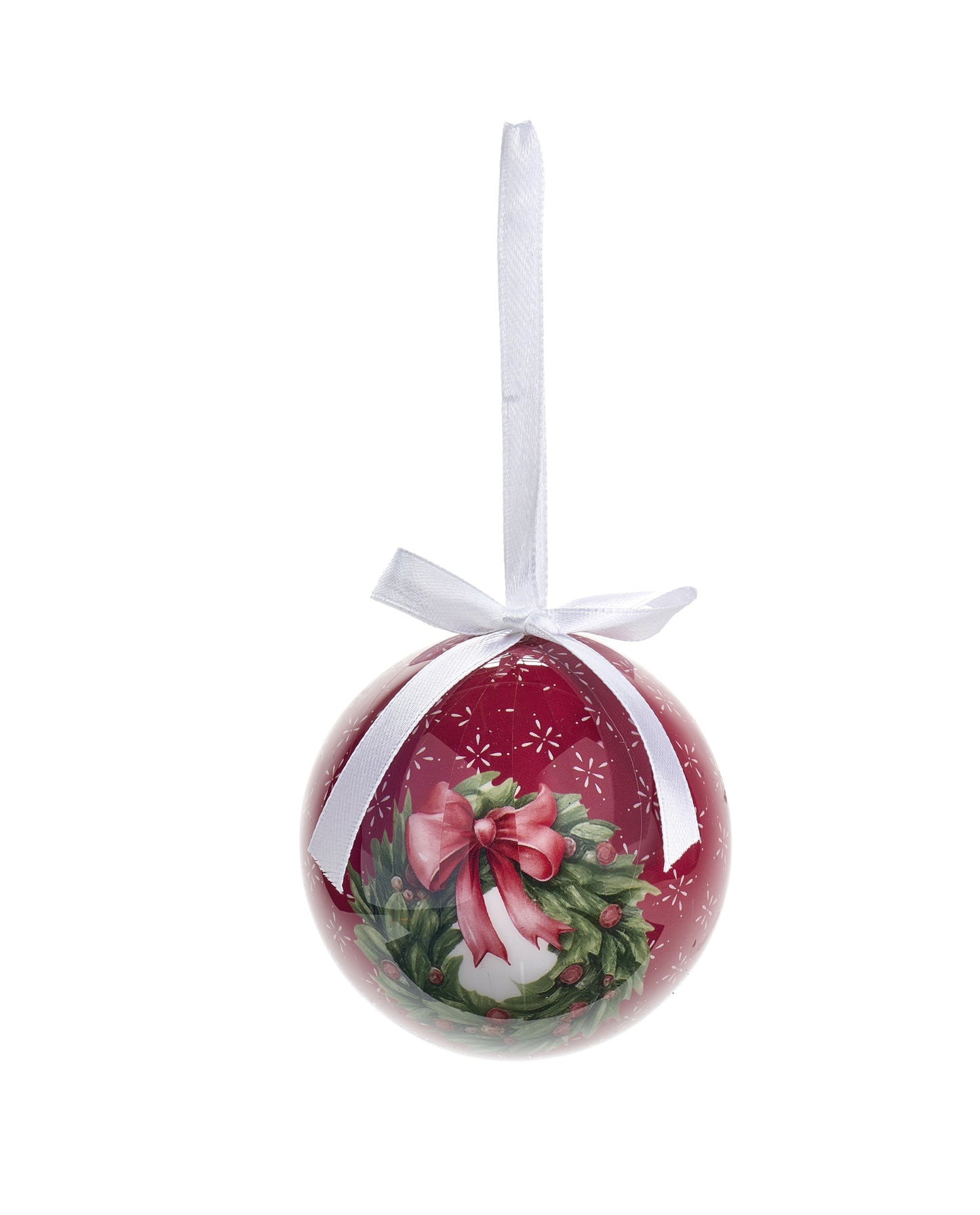 Scatola esagonale con palline "Storia di Natale" NUVOLE DI STOFFA