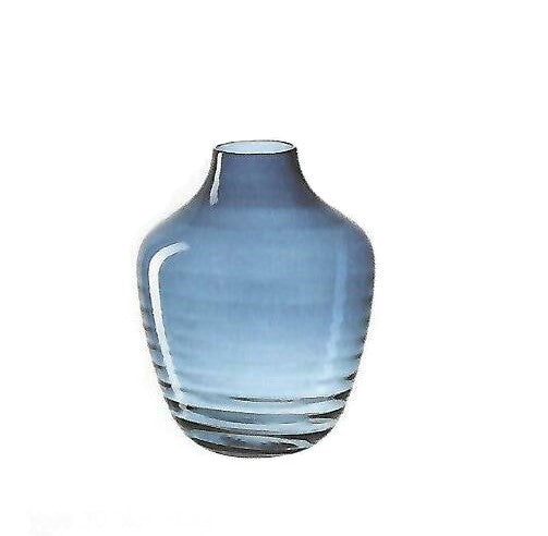 Vaso in vetro rauchblau Mota