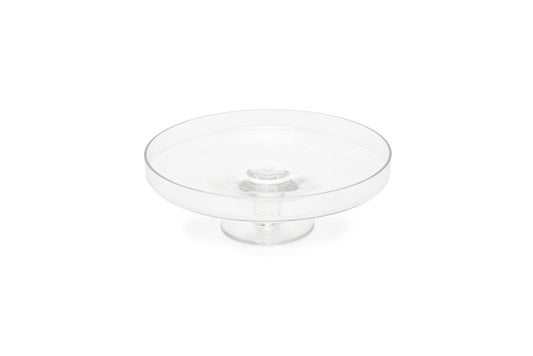 Alzata vetro con campana pandoro NUVOLE DI STOFFA