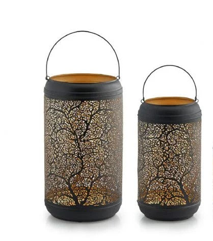 Lanterna Rotonda motivo Corallo EDG - Enzo De Gasperi