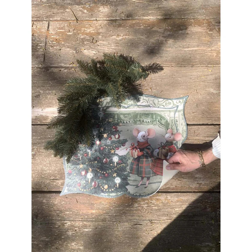 Tovaglietta in vinile  46x35 cm. Favola di Natale BLANC MARICLO'