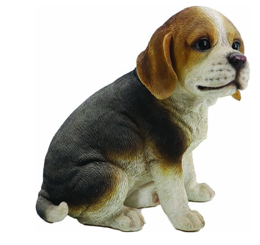 Cane Golia in vetroresina H. 20 cm