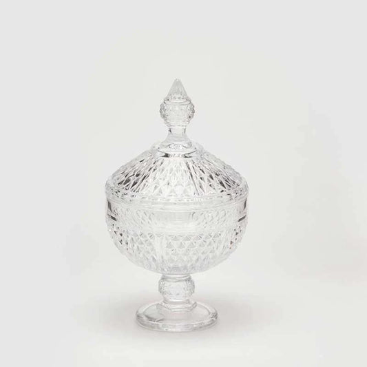 Coppa in vetro con coperchio EDG - Enzo De Gasperi